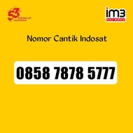 Nomor Cantik Indosat Triple 777 Rapi 0858 7878 5777