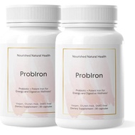 Nourished Natural Health ProbIron - Women's Probiotic + Iron Supplement Boosted with Vitamin C and C