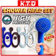 Plastic Shower Head Set Drains Strainer Bath Hose Sink Washing Hand Shower With Holder / Paip Pancur