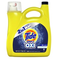 Tide Simply + Oxi 2 IN 1 Liquid Laundry Detergent 汰漬二合一雙倍潔淨洗衣液 150 fl oz / 4.43L【037000556190】