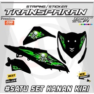 Striping Variations New FiBEAT Transparent UV Sticker Simple LatestDesign h77 TRANSPARENT UV