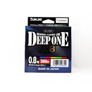Sunline P.E Line X8 Deep One HG 300M P.E 0.8 18lb Multi (8309)