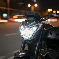 H4 BA20D LED Laser Headlamp for Motorcycle Hi/Low Beam  Lampu Utama LED Laser BA20D untuk Motosikal 
