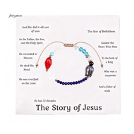 Fairystore| Christian Themed Gift, Faith Story Bracelet Gift, Adjustable Religious Wristband, Meanin