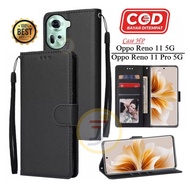 Flip Case Oppo Reno 11 5G/Oppo Reno 11 Pro 5G Leather Case Full Protection Casing Wallet Hp Premium