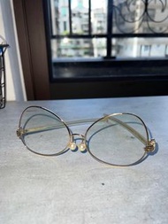 Percy lau小眾設計品牌珍珠眼鏡框 正品 二手 復古眼鏡 vintage 感