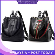 B11 Ready Stock Grand Warni Backpack PU Bags Travel Casual Bag Shoulder Beg