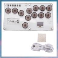 (XCTS) Arcade Joystick Controller Fight Stick Game Controller Mechanical Button for PC///PC/ Install
