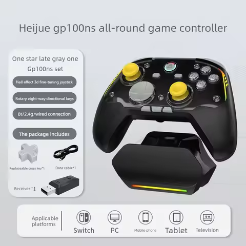 AJAZZ GP100 PS GP100 NS Wired Bluetooth Dual-Mode 1200mAh Battery Low Latency Custom Dual Back Butto