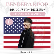 AMERICA KPOP JUNE JUNHOE IKON Flag KPOP POSTER/ KPOP Koo Junhoe FLAG/ KPOP Tapestry/ Kpop Tapestry/