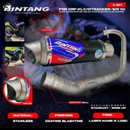Knalpot CRF 150 - KLX 150 - D Tracker 150 - Wr 155 Type Glory Kolong Bawah Original Bintang Powerful
