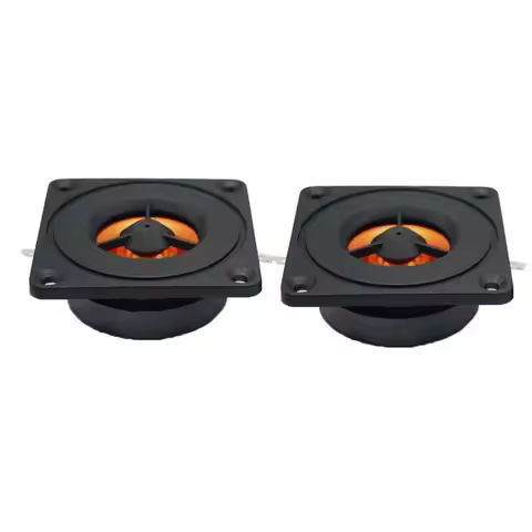 2Pcs 2 Inch 52MM Mini Tweeter Treble Speaker High Fidelity High Frequency Loudspeaker for Car Modifi