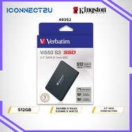 Verbatim Vi550 S3 SATA III 2.5” Internal SSD - 512GB (49352)