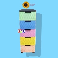 Trivia Cabinet Stack 5 Drawer Cabinet Plastic Cabinet 7651 S5