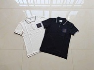 Kent & curwen POLO Shirt in black and white