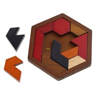 youn 3D Chinese  Puzzle Game Chexagon Model Brain Teaser Jigsaw Building Blocks