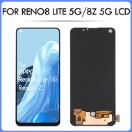 XD 6.43 "TFT สำหรับ OPPO Reno8 Lite 5G CPH2343จอแสดงผล8Z Reno หน้าจอเซ็นเซอร์สัมผัส Digitizer ทดแทน 