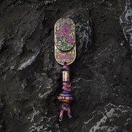 [Planet Pendant] Titanium Alloy edc Push Card Pendant EDC Toy Accessories