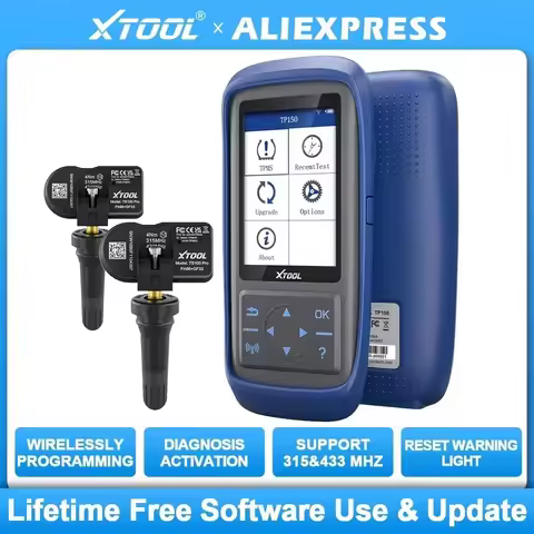 XTOOL TP150 WiFi TPMS Tire Pressure Diagnsotic Tool 315/433MHz Sensor Activation Programming Learnin