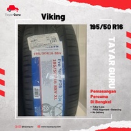 Viking 195/50R16 Tayar Baru (Installation) 195 50 16 New Tyre Tire TayarGuru Pasang Kereta Wheel Rim Car