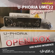 OPEN BOX / LIGHT COSMETIC Behringer U-Phoria UMC22 USB Audio Interface
