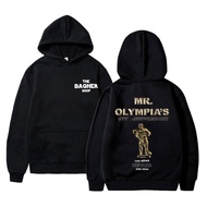 Mr Olympia Fitness Gym Pump Cover Graphic Print Hoodie Male Oversized Pullover Hoodies Men Women Fas