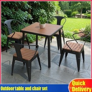 Free shippingOutdoor table and chair set  outdoor garden chair garden chair  outdoor table Garden Ba