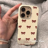 For OPPO A3X A60 A79 A38 A18 A95 A94 A93 A92 A78 A76 A17 A16 A15 A31 A53 2020 Beauty Red Bows Leathe