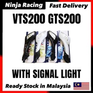 ORIGINAL SYM VTS200 GTS200 EVO250 VTS GTS 200 EVO 250 SIDE MIRROR LED CERMIN KIRI KANAN WITH SIGNAL 