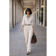 [golf fabric] STRAIGHT-TUBE WEST PANTS - tube 26-27cm. Length 98-100cm