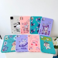 For iPad Pro 12.9 2022 2021 2020 2018 iPad Pro 12.9inch 5th 4th 3rd Gen Cute Cartoon Pattern Photo Frame Painted Casing Fashion Tablet Protective Case Shockproof Soft TPU Fit Cover
