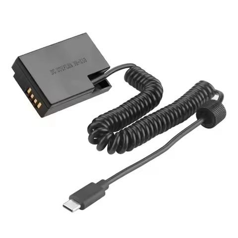 CLCU AC Adapter Kit Dummy Battery Type-C Power Coupler For Canon EOS 200D 200D II 250D 750D 760D Cam