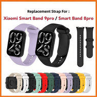 Strap For xiaomi Smart Band 9 Pro , Xiaomi Smart Band 8 pro Silicone Strap Color Wristbands Mi Band 