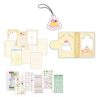 CozyCornerR A7 Binder Four-Leaf CloverGirl Glitter Pvc Removable Loose-Leaf Notebook Sticker Storage