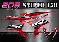 Yamaha sniper 150 decals sticker