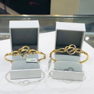 [ GNN ] Emas 375 9K Gold Gelang Pendora Tangan Keras Design Classic Kerawang Bangle Pandora Bracelet Classic