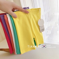 2023 Girls' Half length Pants Baby Shorts Shark Pants Candy Summer Wear Versatile Safety Pants Korean Children's Wear lubinxin