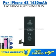For iPhone 4S 616-0580 1430mAh 3.7V Phone Battery