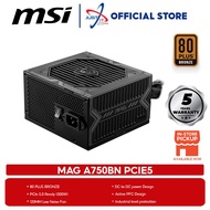 MSI MAG PCIE5 80 Plus Bronze Power Supply (750W) A750BN