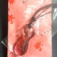 日本直送☆沖繩粉紅玻璃吊飾連頸繩