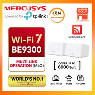 Mercusys BE9300 WiFi 7 Whole Home Mesh System Halo H47BE (2-Pack) (Powered by TP-Link) @ IBN