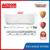 (COURIER SERVICE) ACSON 1.0HP 1.5HP 2.0HP 2.5HP REINO BF INVERTER WIFI AIR CONDITIONER  A3WMY10BF / A3WMY15BF / A3WMY20BF / A3WMY20BF