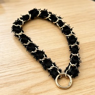 GANTUNGAN HangerTALI hp Wanita hanging chain/ hp hanging chain/ hp hanging rope/ cute furhp Black/ 0