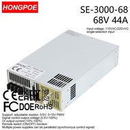 0-68V 44A 3000W Adjustable Power Supply AC-DC 0-5V 0-10V PLC PMW Signal Control Transformer, suitabl