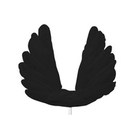 TOPPER KUE SAYAP BULU MALAIKAT / CAKE TOPPER WING WINGS / HIASAN KUE SAYAP / DEKORASI KUE SAYAP
