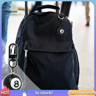 PP   Pool Cue Ball Keychain Pocket-sized Billiard Ball Black 8 Ball Keychain Mini Pool Ball Charm Ke