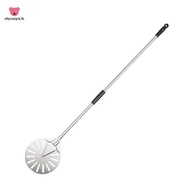 Stainless Steel 9 Inch Pizza Turning Peel Alloy Handle Long Pizza Shovel 56 Inch Pizza Oven Tool