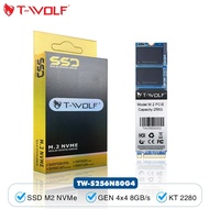 Ssd M2 T-WOLF TW-S256N80G4 NVMe 256GB (2280 PCIe GEN 4x4 8GB/s)