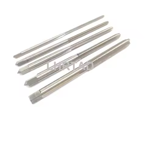 HSS Long Shank Straight Flute Tap M3 M4 M5 M6 M8X1.25X100L faucet extended Metal long threads taps 4