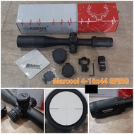 TELESKOP WOLVERINE SFIRG TITIK TENGAH [ DOT TENGAH ] RETICLE NYALA TELESKOP MARCOOL OPTICS WOLVERINE 4-16x44 SFIRG TAHAN GETAR JERNIH---TELESKOP MARCOOL WOLVERINE 4-16X44 SFIRG BARU TITIK TENGAH NYALA